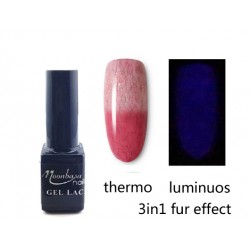 Gel Lac 3in1 Moonbasa cu efect de Blana 6ml #495 Gel Lac 3in1 cu efect de Blana